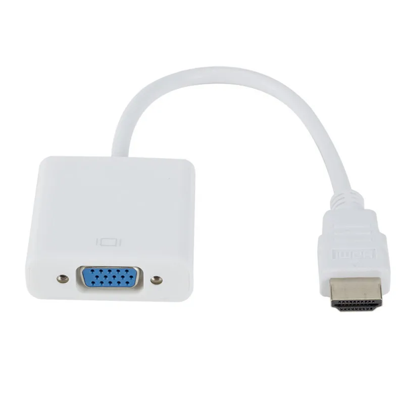 Адаптер HDMI-совместимости VGA конвертер папа-мама 1080P цифро-аналоговый видео-аудио