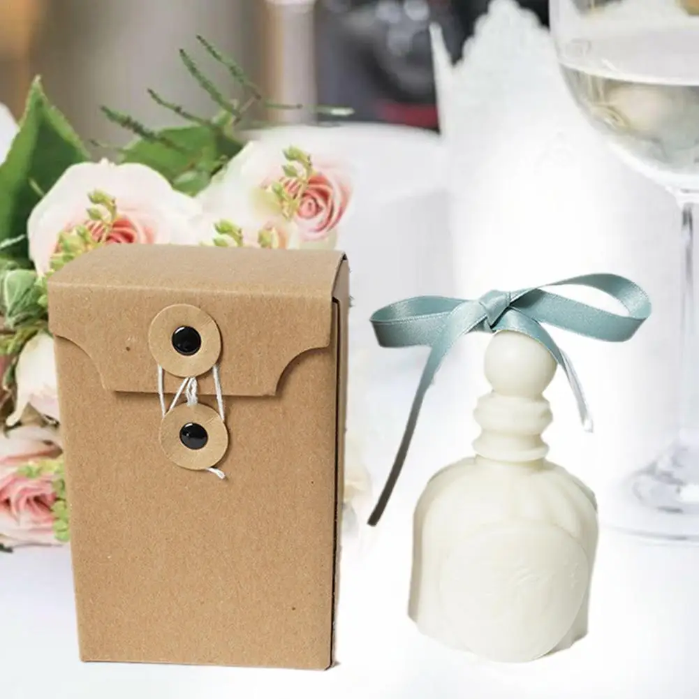 

DIY Simulation Perfume Bottle Candle Silicone Mold Creative INS Style Retro Aromatherapy Candle Gypsum Supplies Making Mold Gift