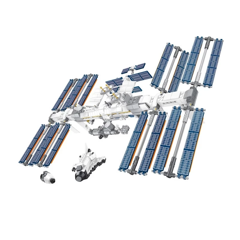 

10266 21321 USA Apollo International Space Mission Station 11 Lunar Moudle Lander Technical Building Block Bricks Kid Gift Toy