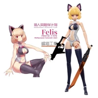 genuine mobile suit girl action figure cowentional automatic tyler felis collection model anime action figure toys for children