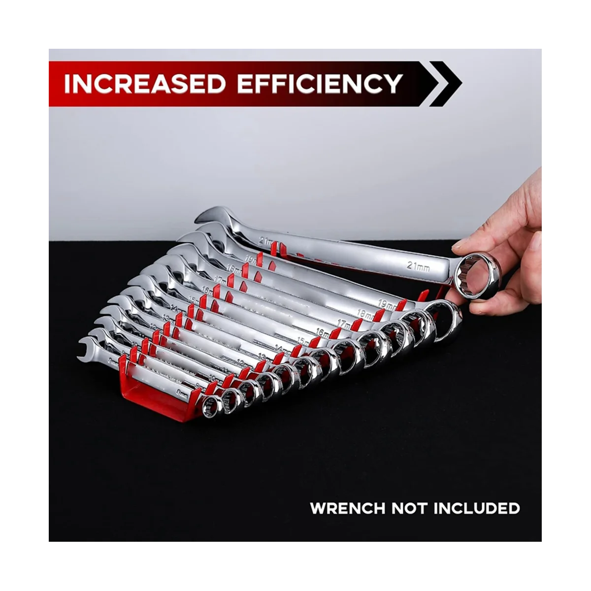 Металлический органайзер для гаечных ключей премиум-класса 2 упаковки настенные