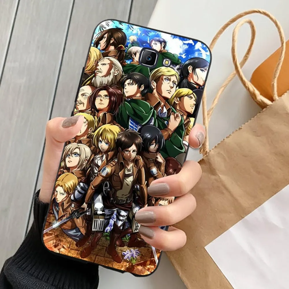 Чехол для телефона с аниме Атака Титанов Samsung J 7 Plus 7core J7 Neo J6 Prime J4 J5 Mobile Cover