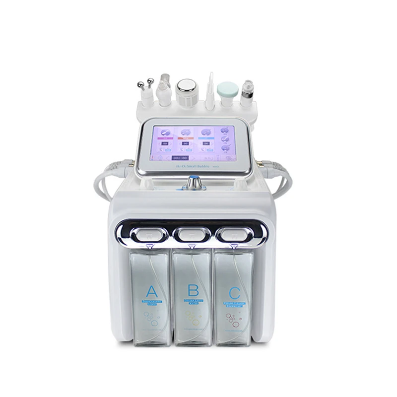 

Newst Small Bubble Skin Care Device Ultrasonic RF Hydra Deep Facial Pore Clean Facial Massage Machine