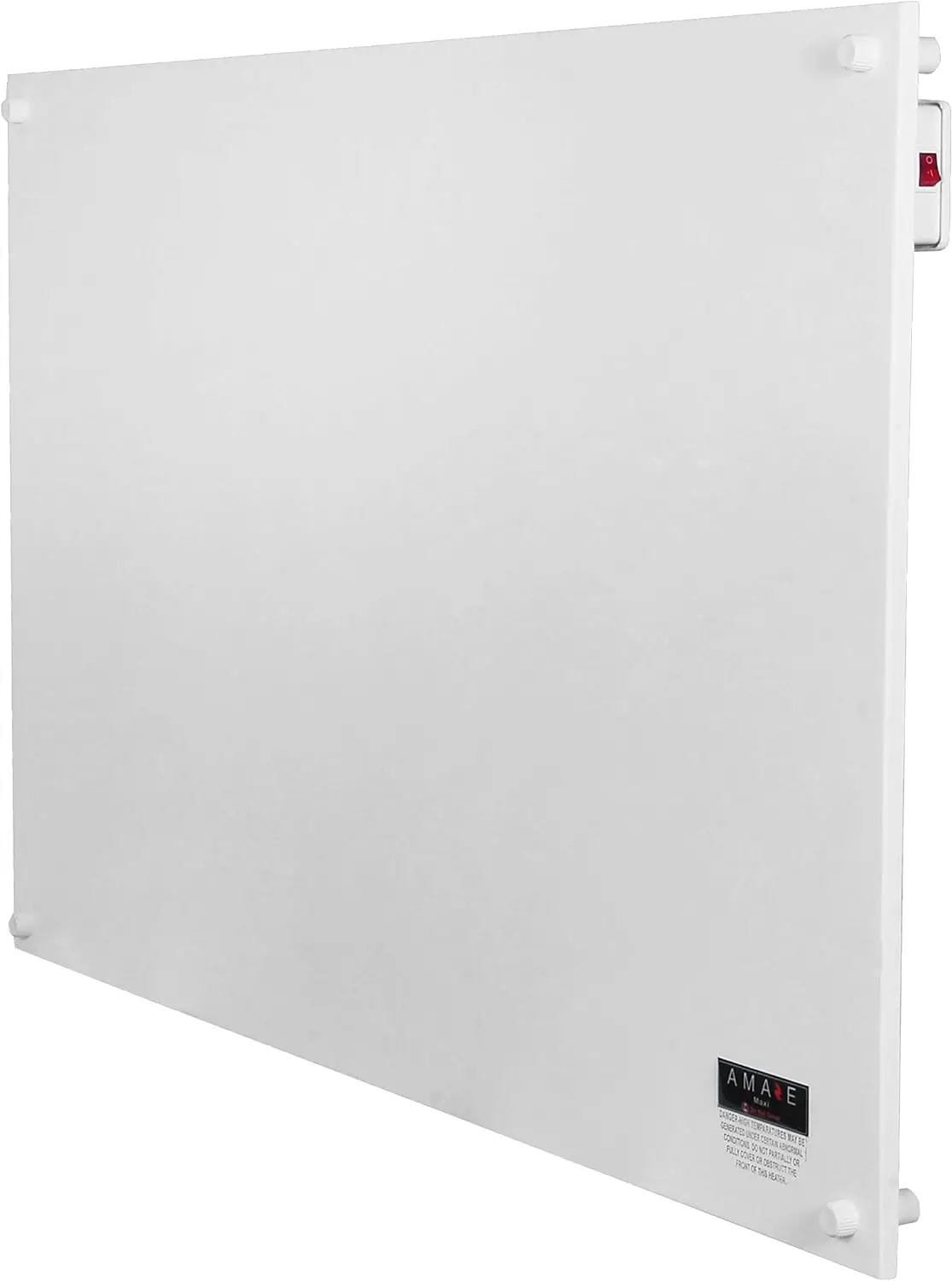 

Панель нагревателя Макси мощностью 600 Вт с конвекционным креплением, идеально подходит для помещений площадью 200 кв. футов, Нагреватель мощностью 600 Вт/120 В, AH600USMX