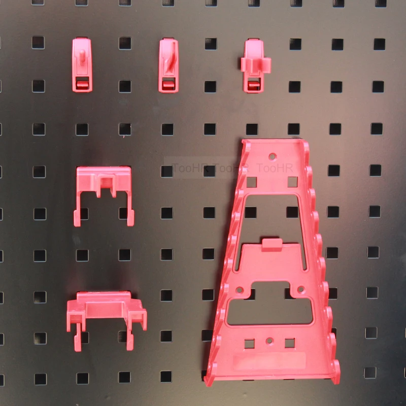 Стальная стеновая коробка для хранения инструментов, крепление на стену, гараж, полка для компонентов, организатор для крепежных изделий.