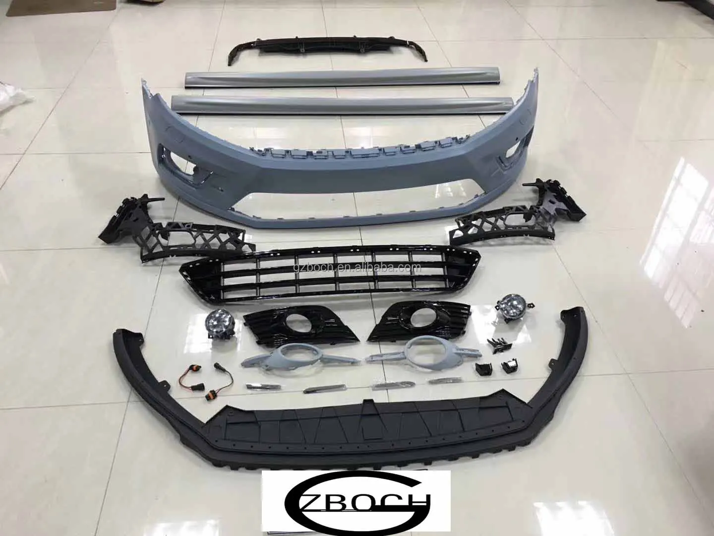 Автомобильные бамперы для VW CC facelift R линия передний бампер в сборе решетка