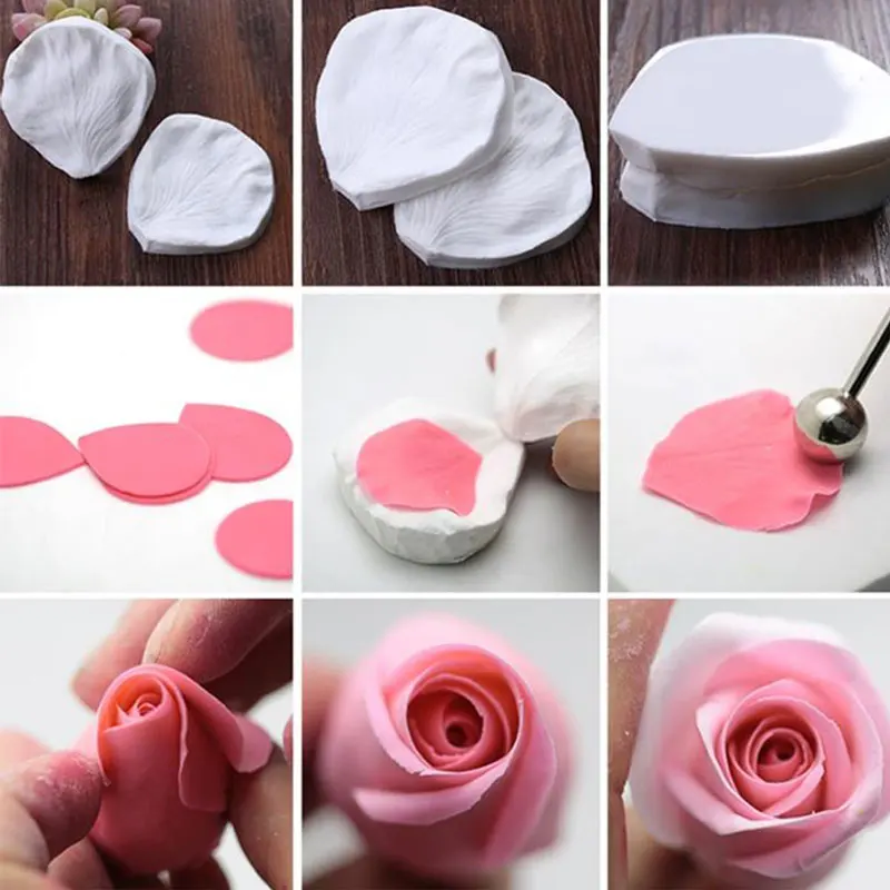 1 шт. Новинка Лепестки розы инструмент для очистки сахара меридианы цветок