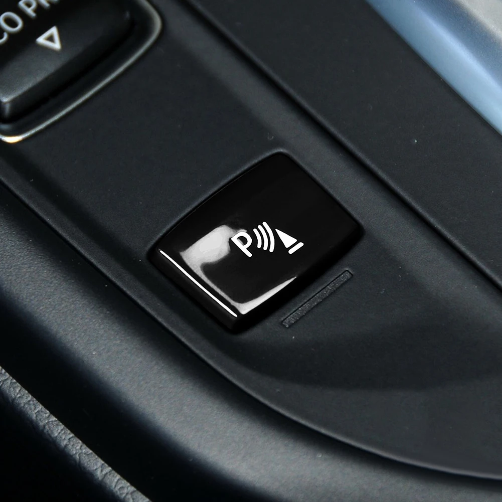 

Cap P Button Cover Gear Interior Decoration Replacement ABS Black Car Accessories For BMW 1 2 3 4 Series F20 F30