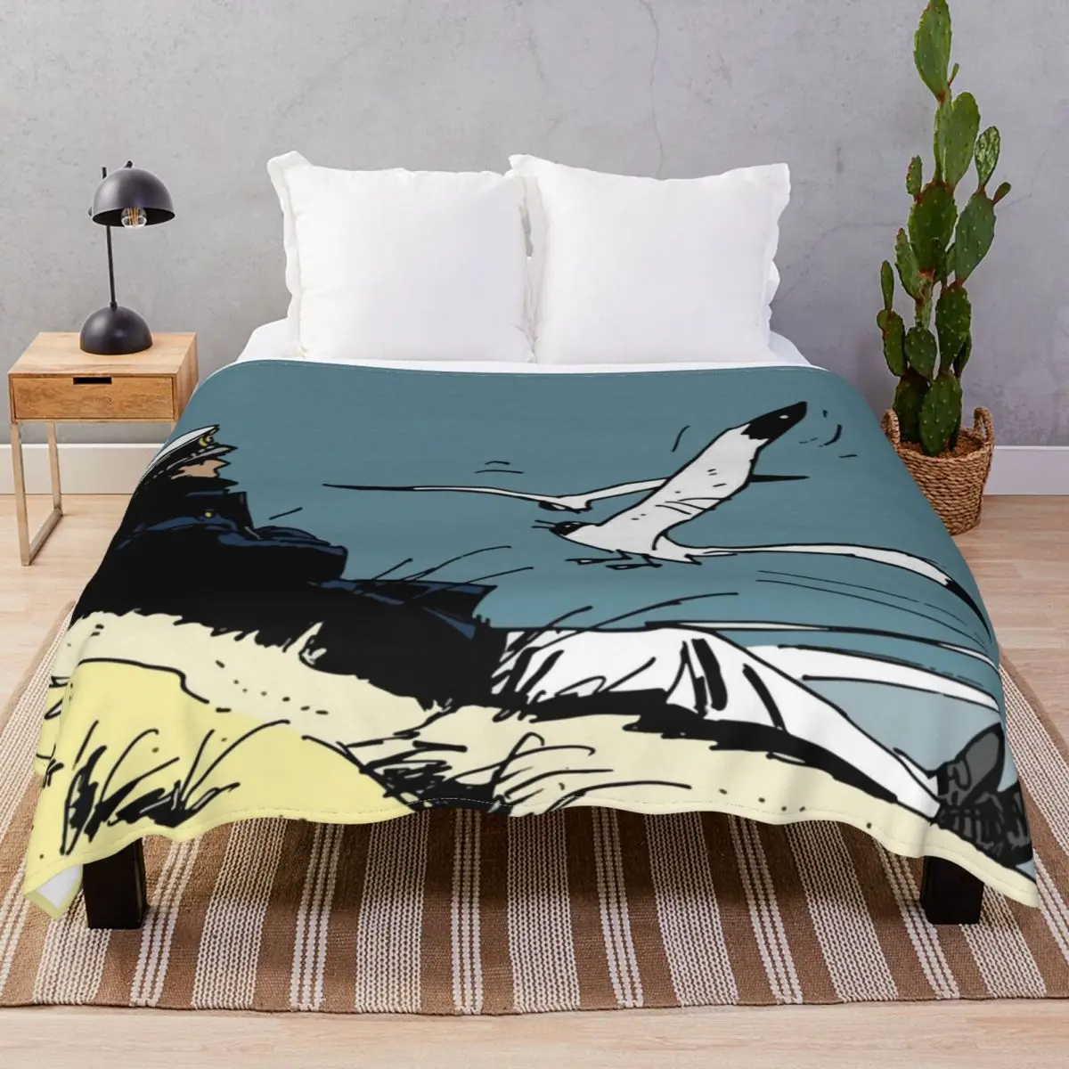 Corto Maltese On The Shore Blanket Coral Fleece Plush Decoration Portable Throw Blankets for Bedding Home Couch Camp Office
