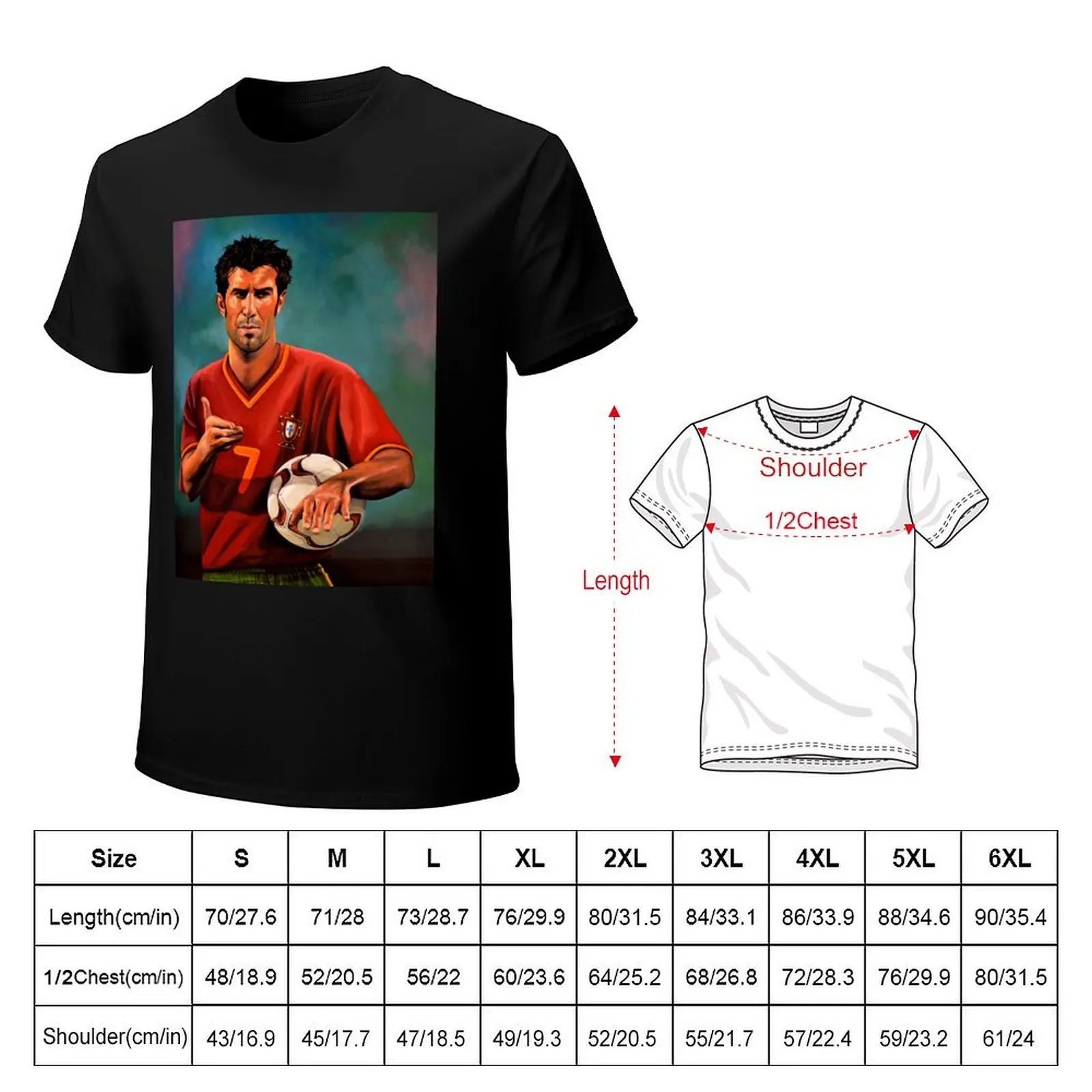 Футболка Luis Figo Painting баскетбольные футболки с рисунком простые мужские