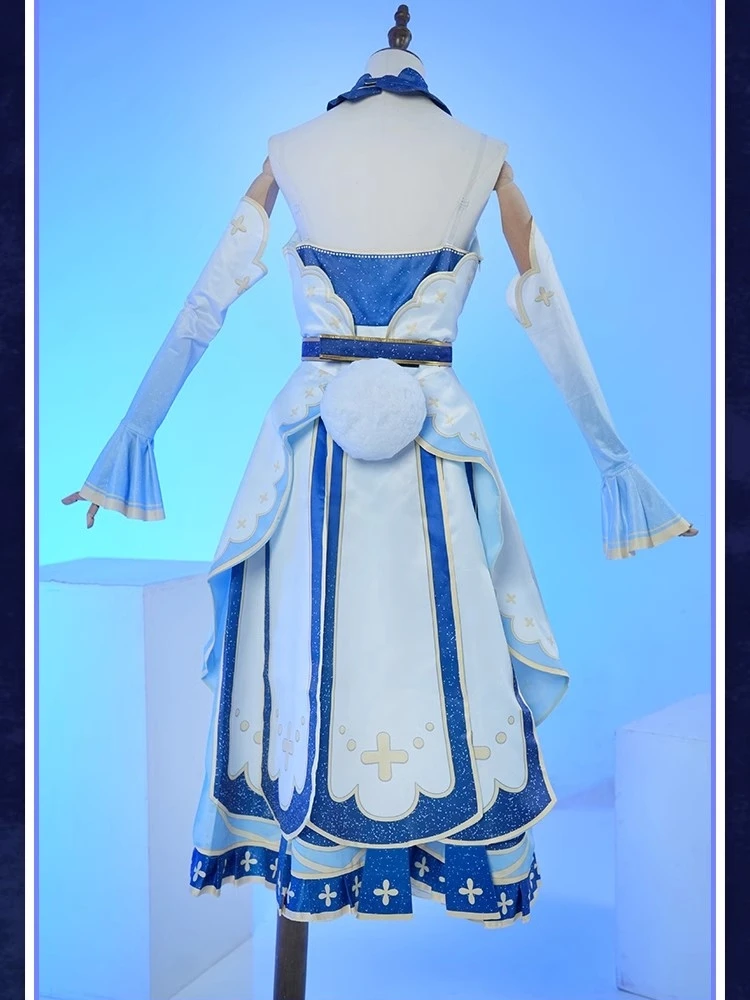 Косплей-костюм Usada Beijing Ora VTuber Hololive аниме милое платье в виде кролика женские