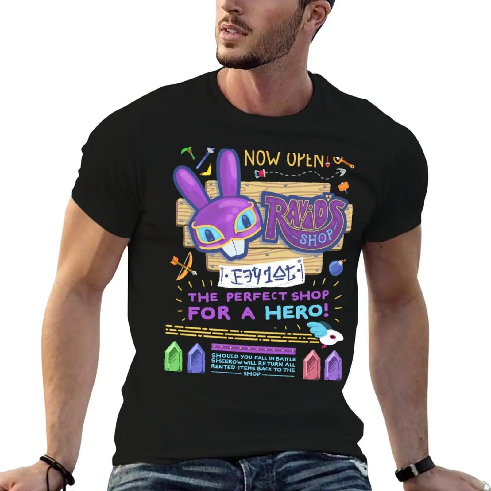 Фото Футболка Ravio's Shop, легкая футболка для походов №1