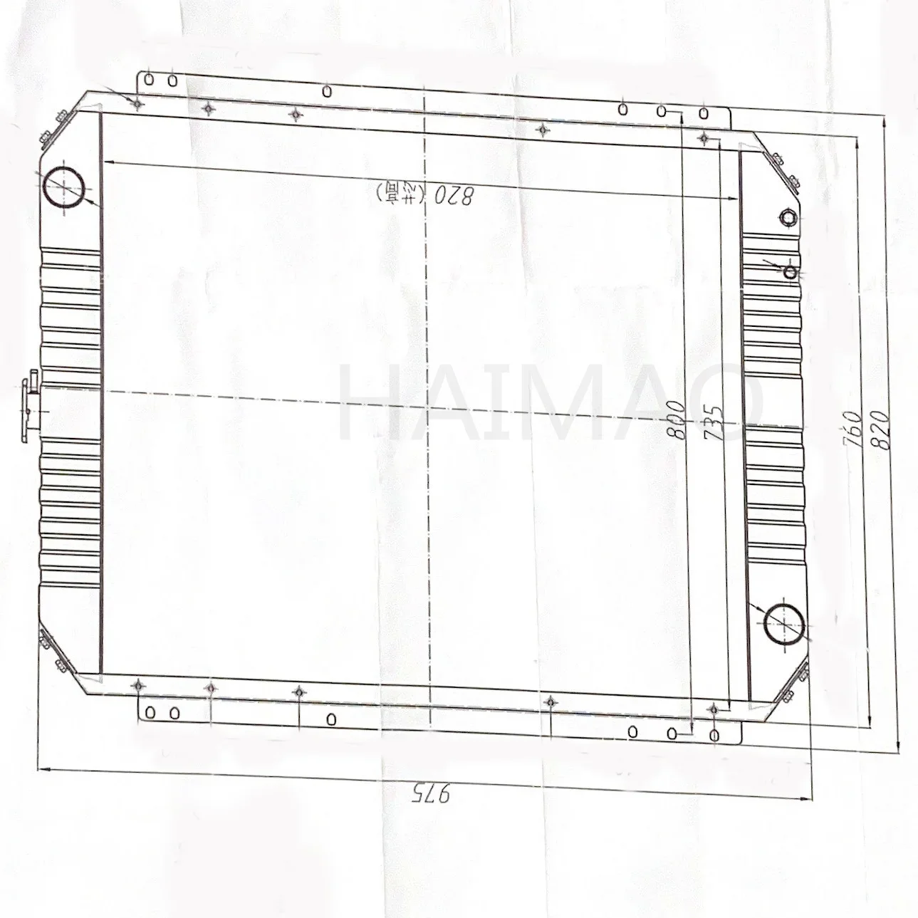 Алюминиевый радиатор экскаватора OEM PC360-8 PC400-5 PC400-7 PC400-8 Радиатор Koma-tsu