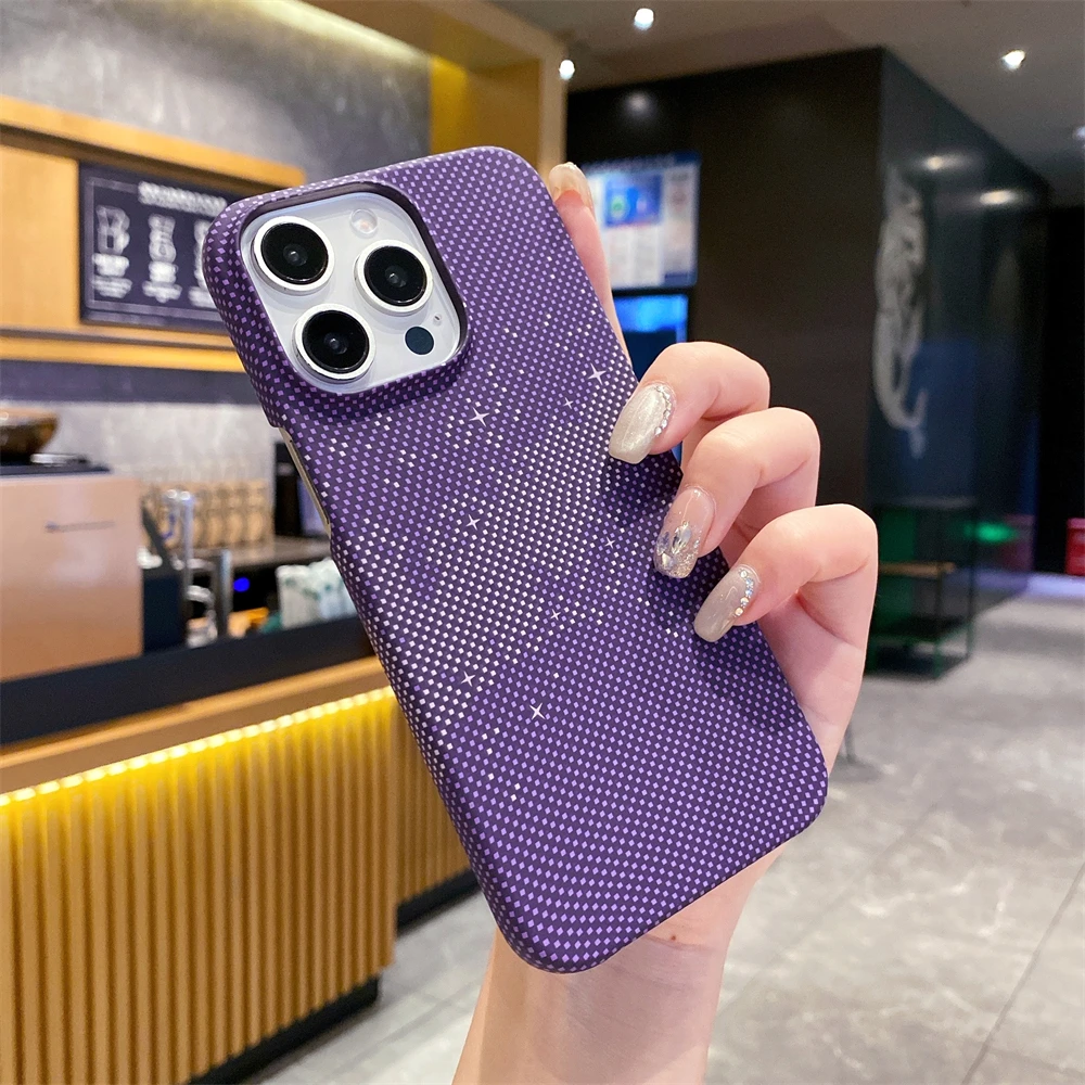 Деловой Чехол Kefla Для iPhone 15/14/13/12/11 Pro Max Plus С Узором Звездного Неба Бронированный