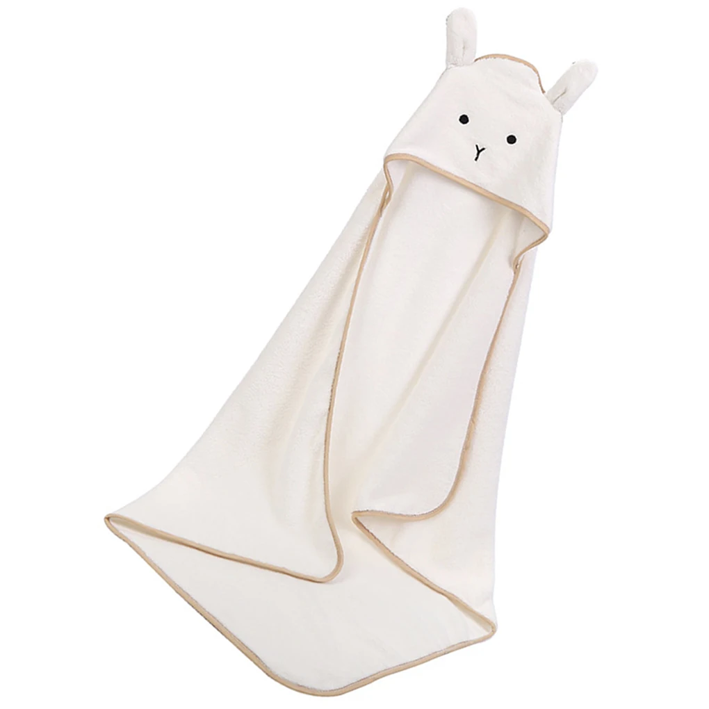 

Детское банное полотенце, аксессуар для личной гигиены, бытовая однотонная ткань для мытья, полотенце для душа с капюшоном, праздничный подарок