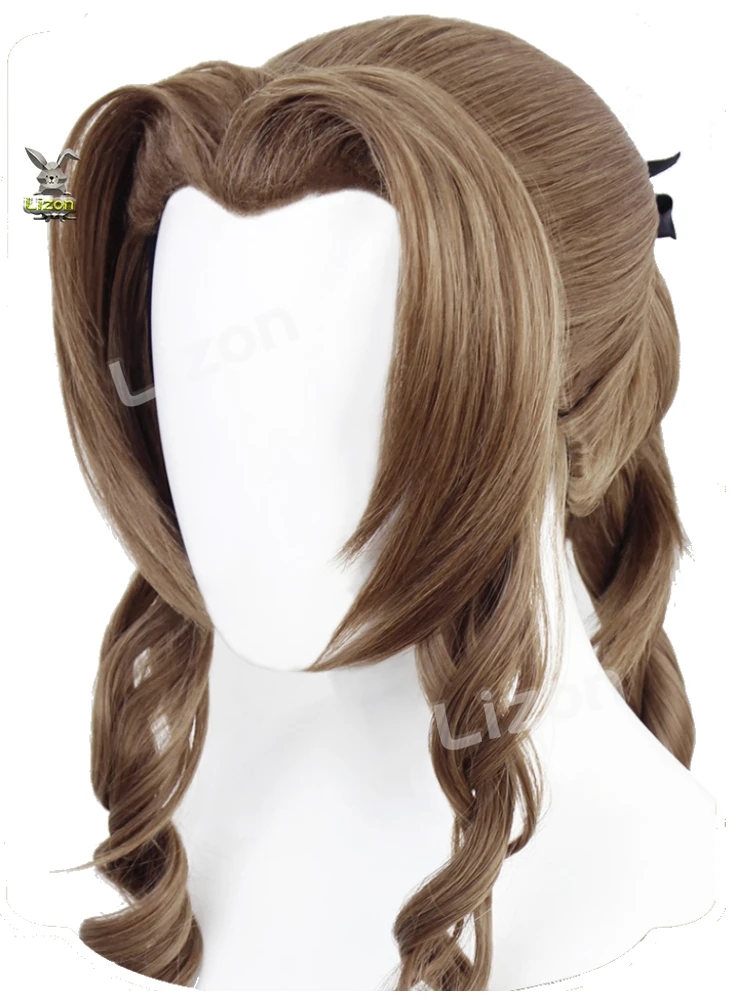 Final Fantasy Vii 7 Аэрит Гейнсборо Косплей Парик 100 СМ Коричневый Термостойкий