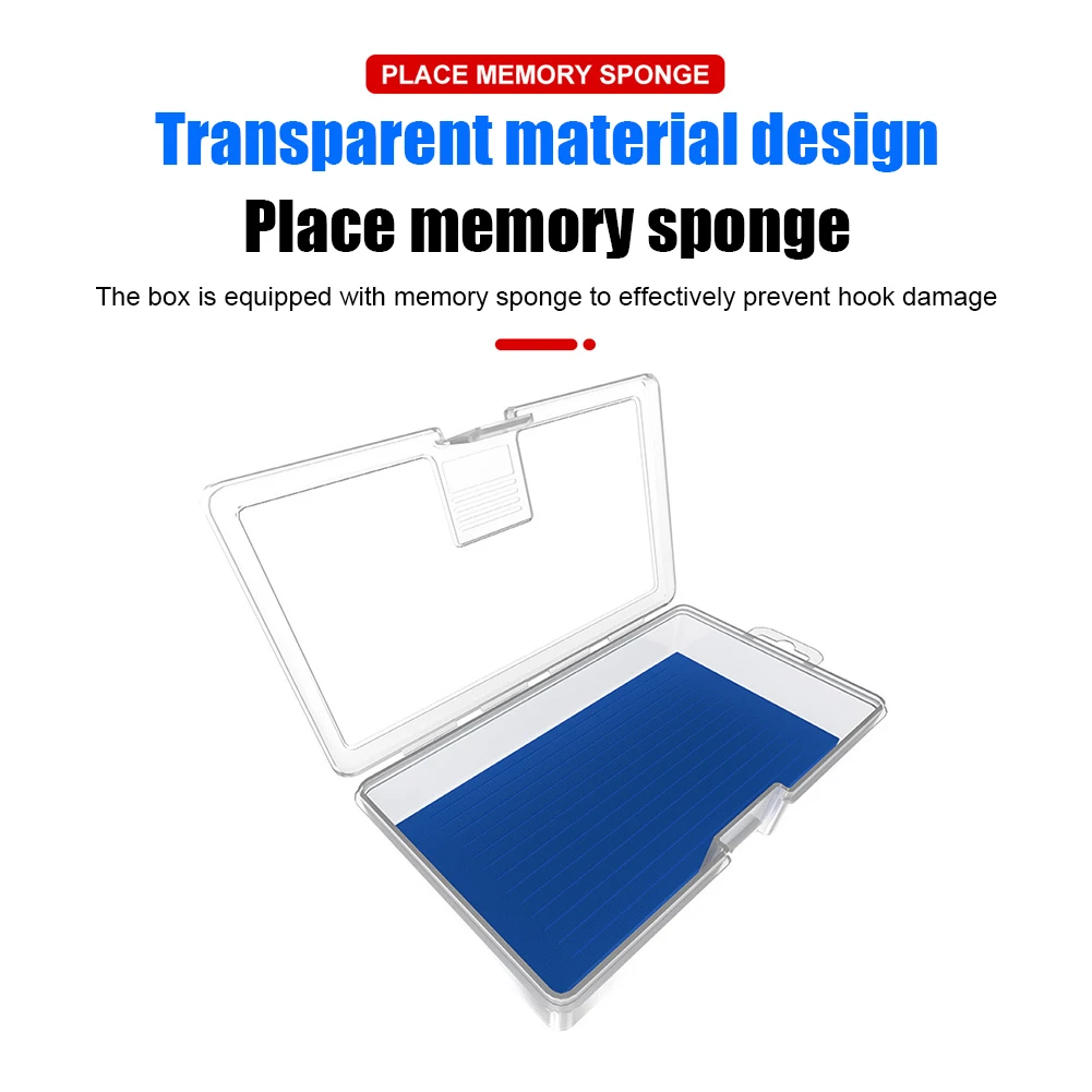 Коробка рыболовная из ЭВА вместительный тонкий бокс для рыболовных снастей