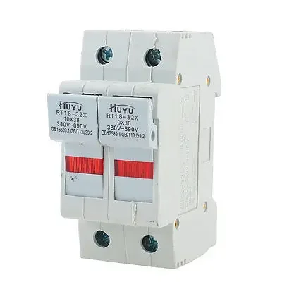 SENKA ELECTRIC RT18-32X Двухполюсный 2P 10x38 мм Держатель предохранителя Белый AC 380 В/690 В