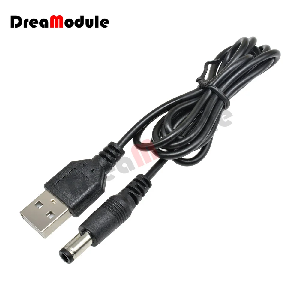 

USB Power Conversion Cable USB to DC 5.5*2.5MM DC Cable Data Cable-80CM Power Cable DC5.5 DC Cable Data Cable