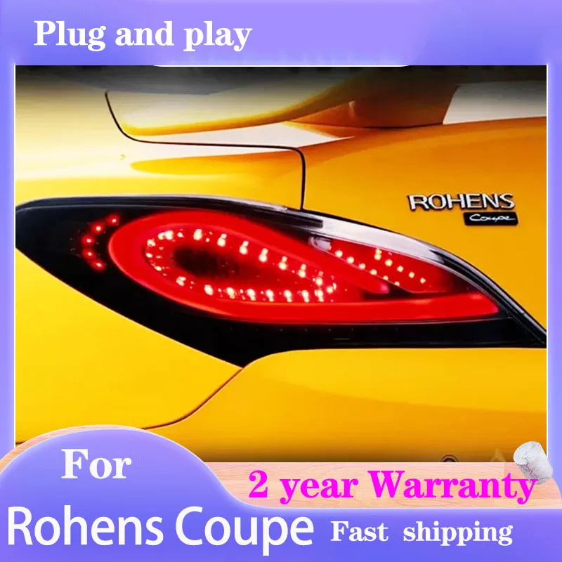 Автомобильные фары для Rohens Coupe 2009-2012 автоматические задние фонари в сборе