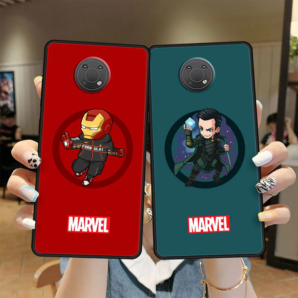 

Coque Avengers Marvel Case for Nokia G20 G50 5 XR20 G10 6 7 G21 2 6 X20 X10 C21 Plus 1 G11 C20 8.3 5G G50 C30 4 1 Phone Black