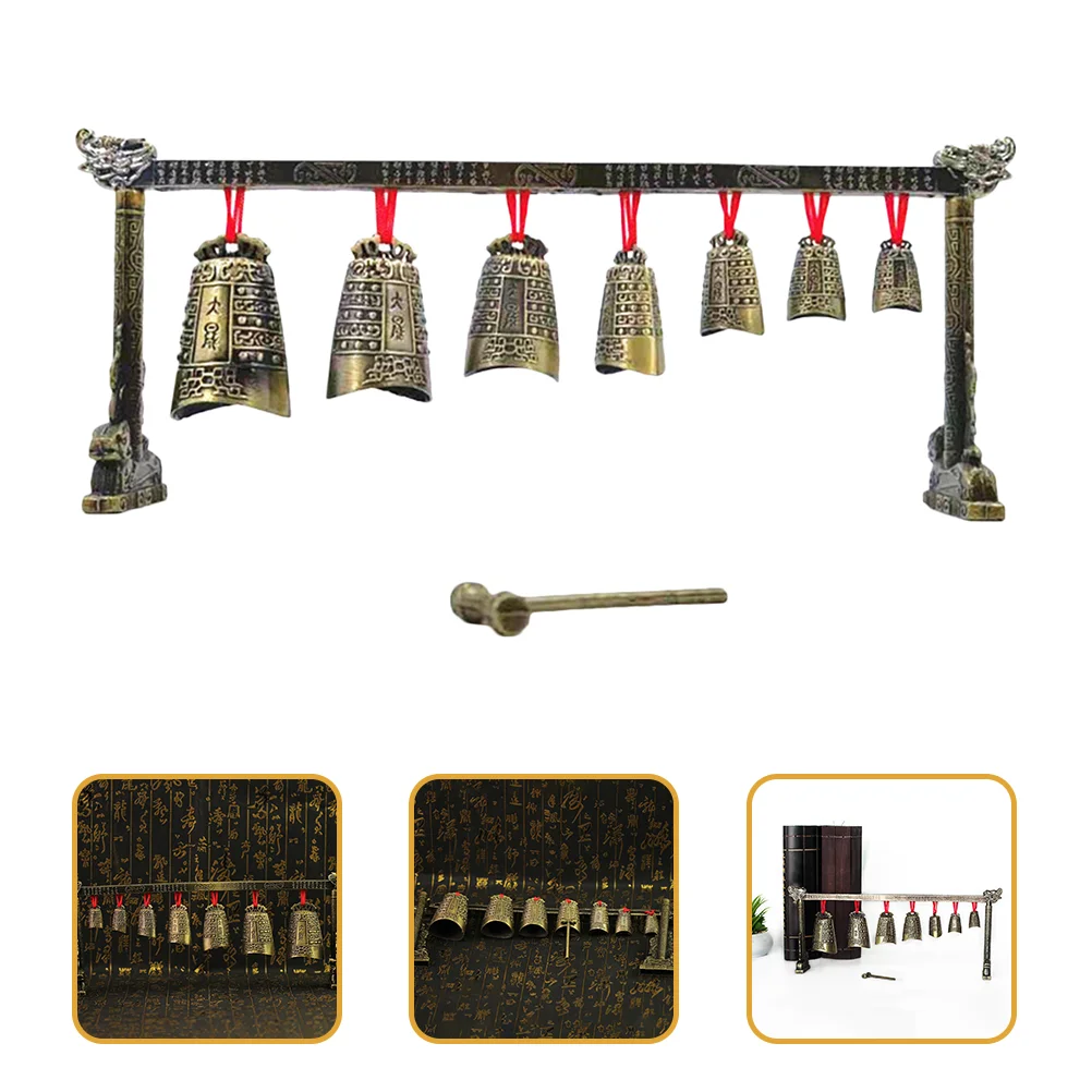 

Chimes Chime Instrument Bell Chinese Percussion Instruments Ancient Handminiature Drum Set Retro Meditation Bars Bells Hanging
