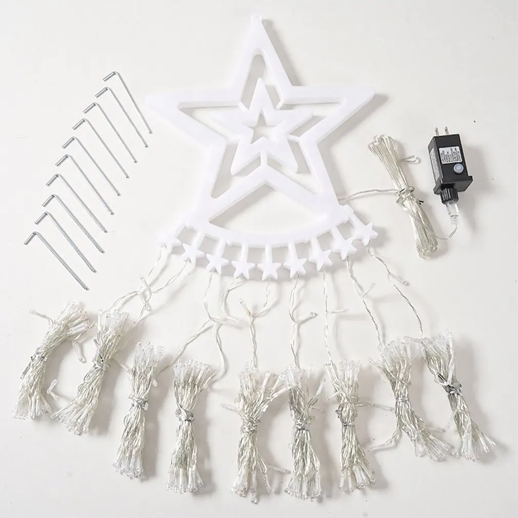 

LED Christmas Garland Wedding Garden Decoration Outdoor Holiday Light EU US Plug Solar String Lights IP65 Waterproof Fairy Lamp