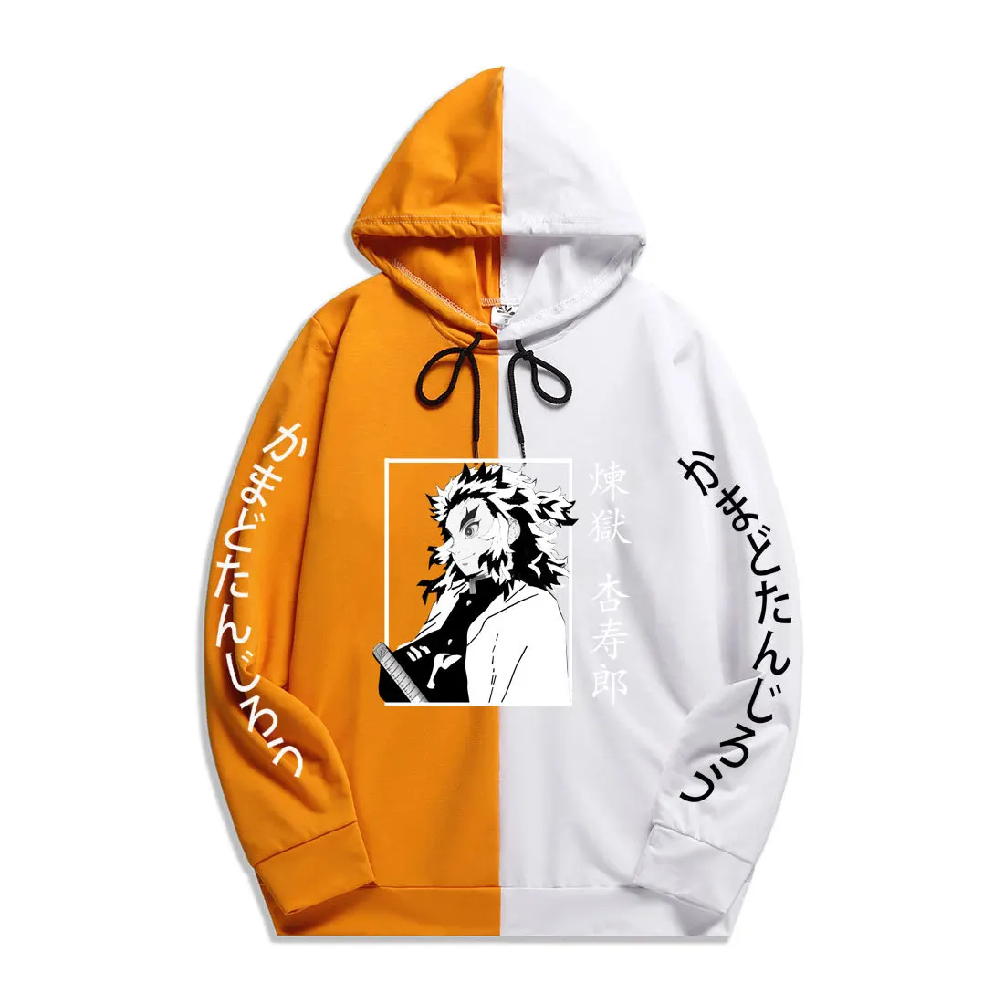 

Толстовка с капюшоном и принтом в японском стиле аниме на осень и зиму, с изображением рассеянных демонов, одежда Jietou в стиле Харадзюку
