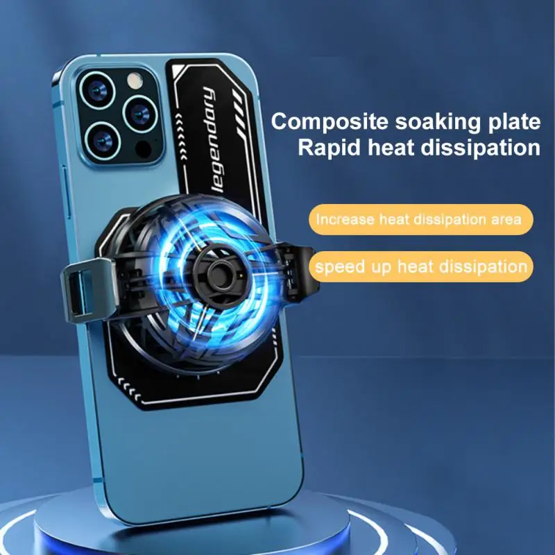 

Heat Sink Electric Phone Fan Universal Micro Mini Fan Magnetic Phone Accessories Adhesive Mobile Phone Mini Fan High Quality