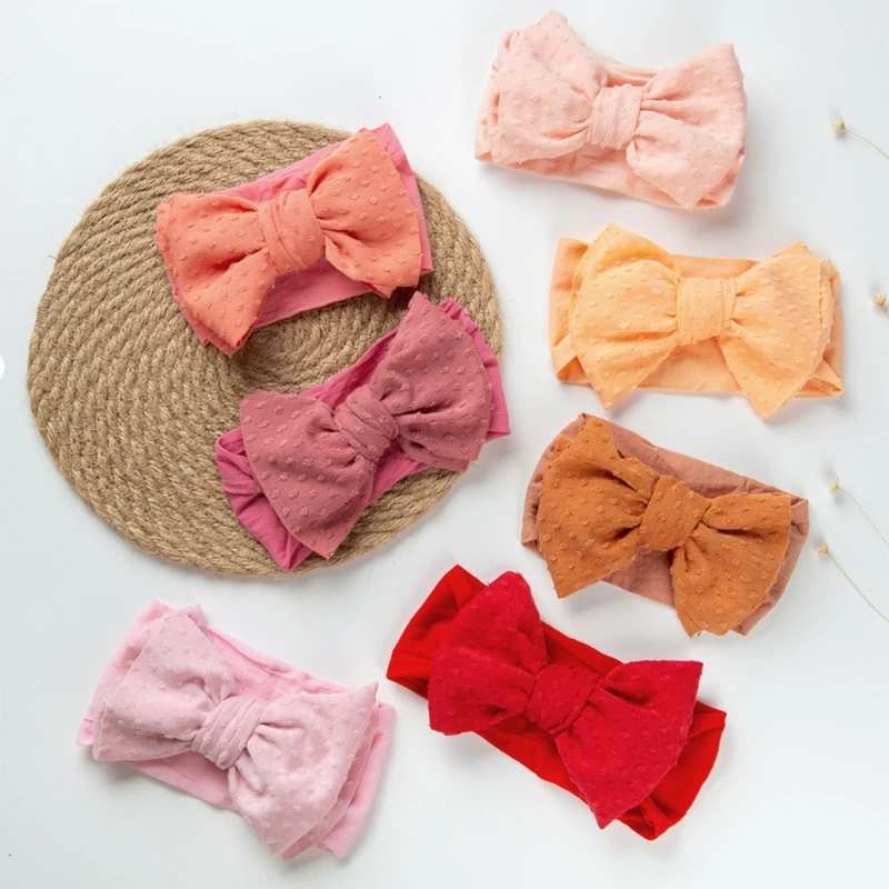 

Girl Headbands Baby Big Bows Hairband Bowknot Headwrap Photo Props Accessories for Baby Girl Newborn Infant Toddlers QX2D