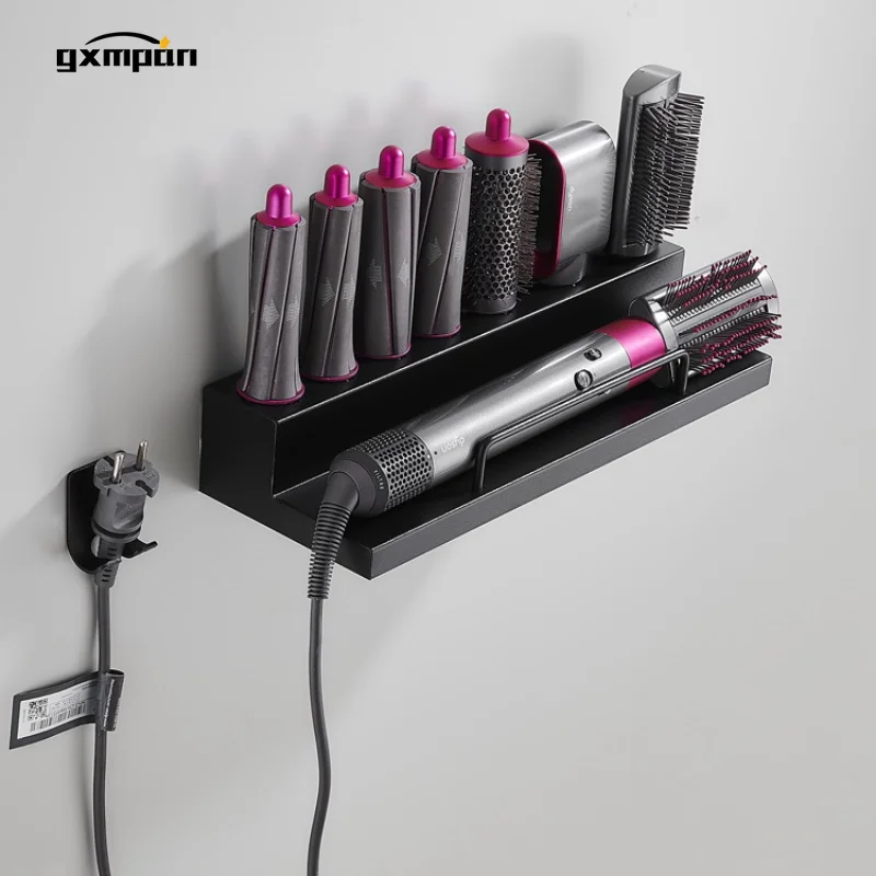 

Устройство для завивки волос Dyson, специальный стеллаж для хранения, 8 насадок, держатель для стайлинга, без перфорации, фен для волос Dyson