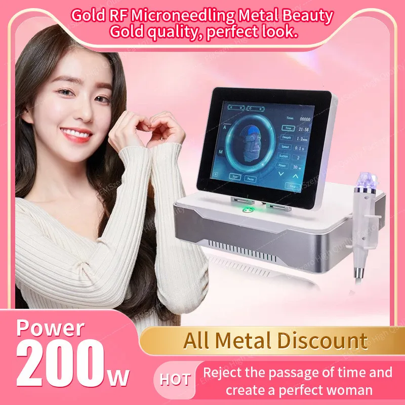 

RF Micro Needle Machine Stretch Mark Remover Fractional Microneedling Wrinkle Scar Acne Removal Beauty Equipment