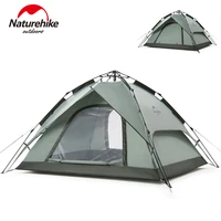 naturehike camping tent outdoor portable hiking camping tent 2 4 people waterproof outdoor hiking travel tent automatic tent