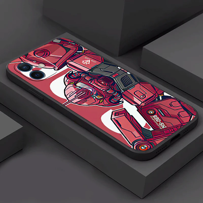 

Japan Anime Gundam Funda Phone Case For iPhone 11 13 12 Pro Max 12 13 Mini X XR XS MAX SE 2020 7 8 6s Plus Celular Original