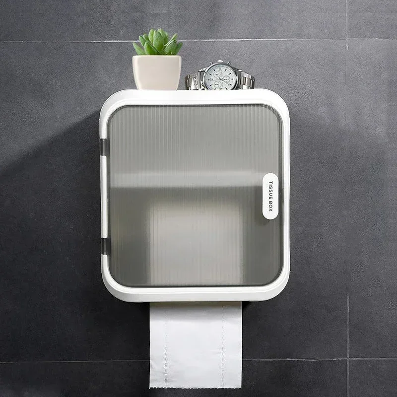 Настенный Держатель Для Салфеток В Ванной Комнате Водонепроницаемый Контейнер