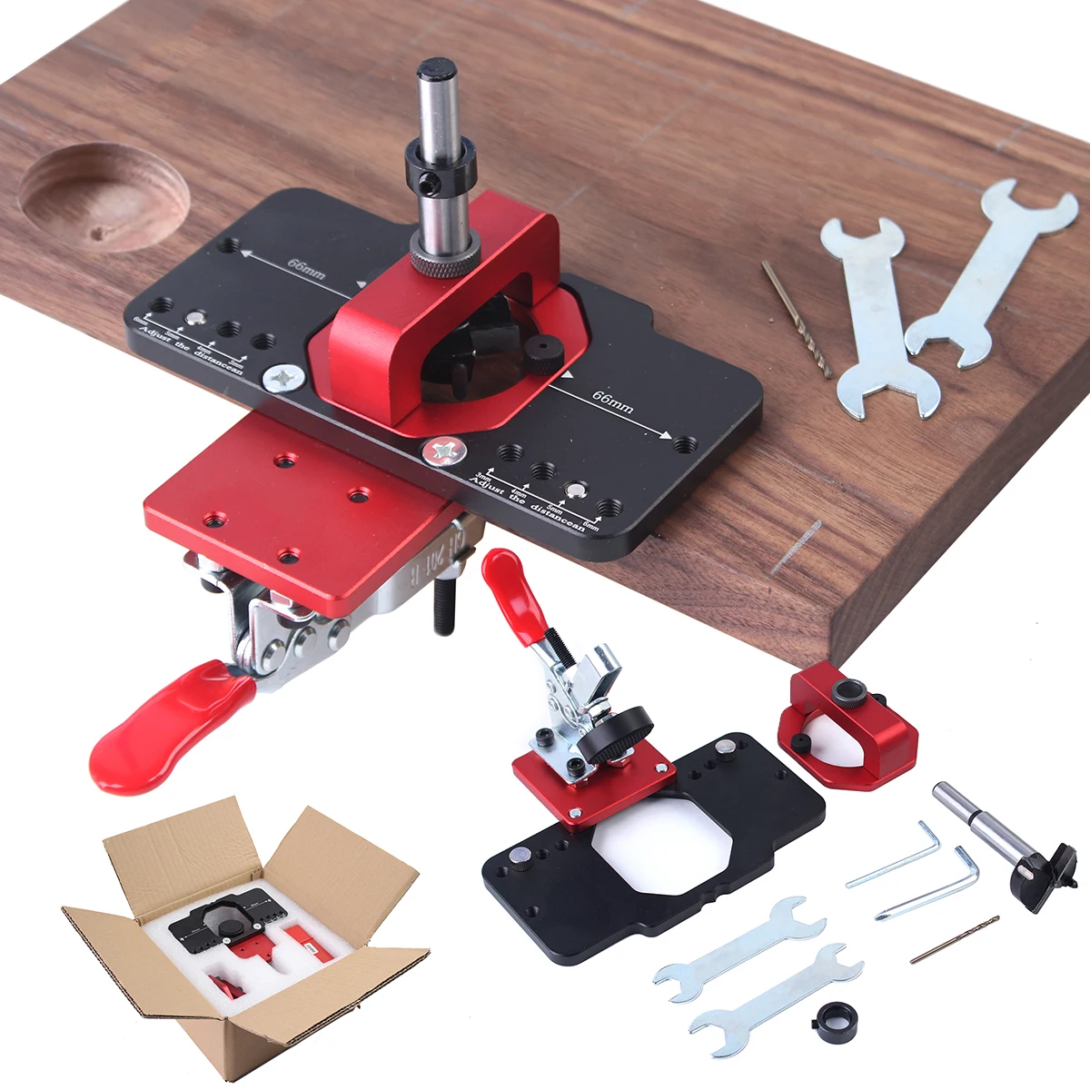 Кондуктор для дверных петель регулируемый держатель отверстий в шкафах 35 мм