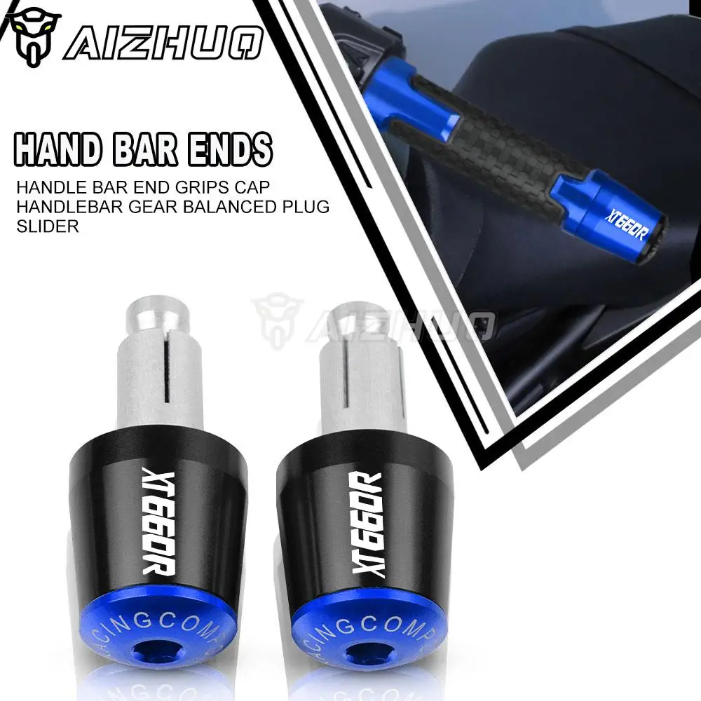 

Motorcycle Handle Bar Ends Weight Cap Slider Handlebar Grips Plugs Caps For YAMAHA XT660R 2004-2017 XT660 R 2016 2015 XT 660R