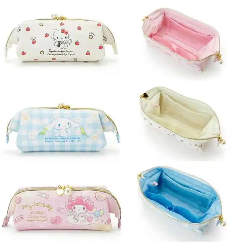 2022 Sanrios аниме Cinnamoroll Melody клатч сумка для девушек косметичка кавайная Косметика