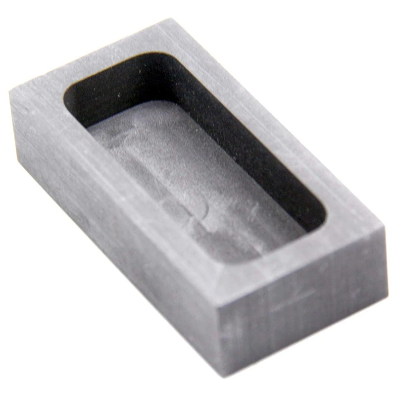 

Graphite Ingot Mold, Melting Casting Mould For Gold Silver Metal And Alloy Metals (50X20x10mm -190G Gold)