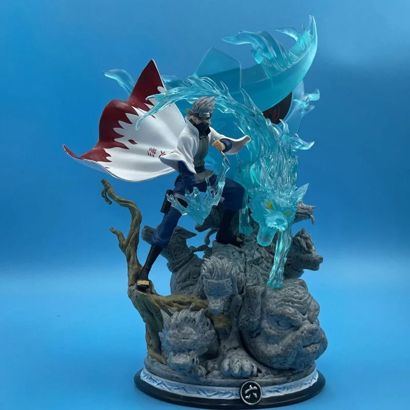 26 см горячая аниме Наруто фигурка 6th Хокаге Хатаке Какаши Ракири стоячая поза ПВХ