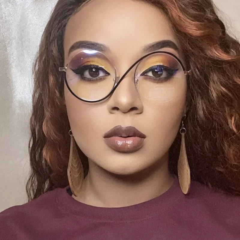 Защита глаз очки с защитой от синего света удобные металлические круглые