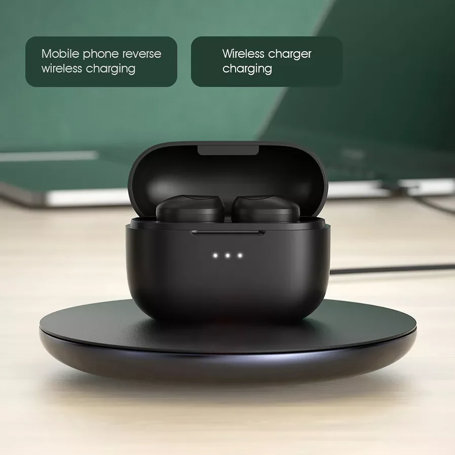 

Hay lou GT5 Touch Control Wireless Charging TWS Bluetooth Earphones AAC HD Stereo Sound,Smart Wearing Detection Gamers Headphone