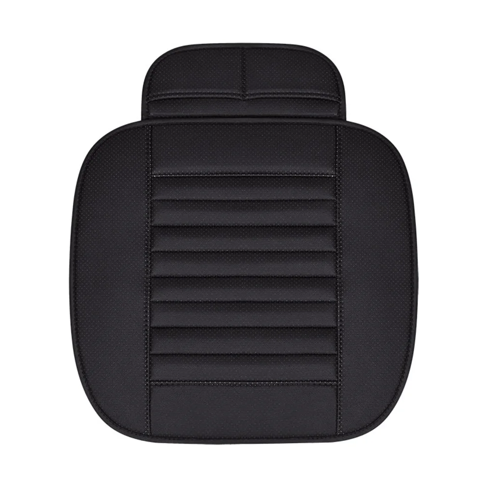 

Car Seat Insert Four Season Cushion Mat Bamboo Charcoal Pad Without Backrest Black