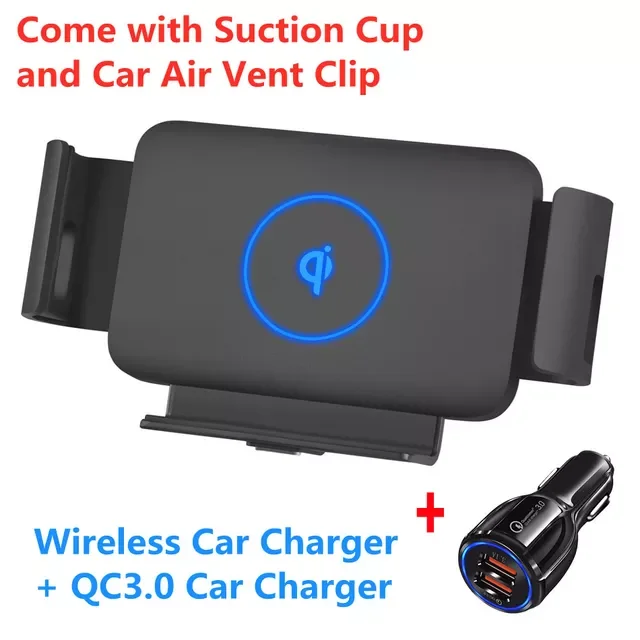 

For Fold 3 2 iPhone 13 12 Pro Max20W Qi Fast Car Wireless Charger Fold Screen Smartphone Air Mount PHolder