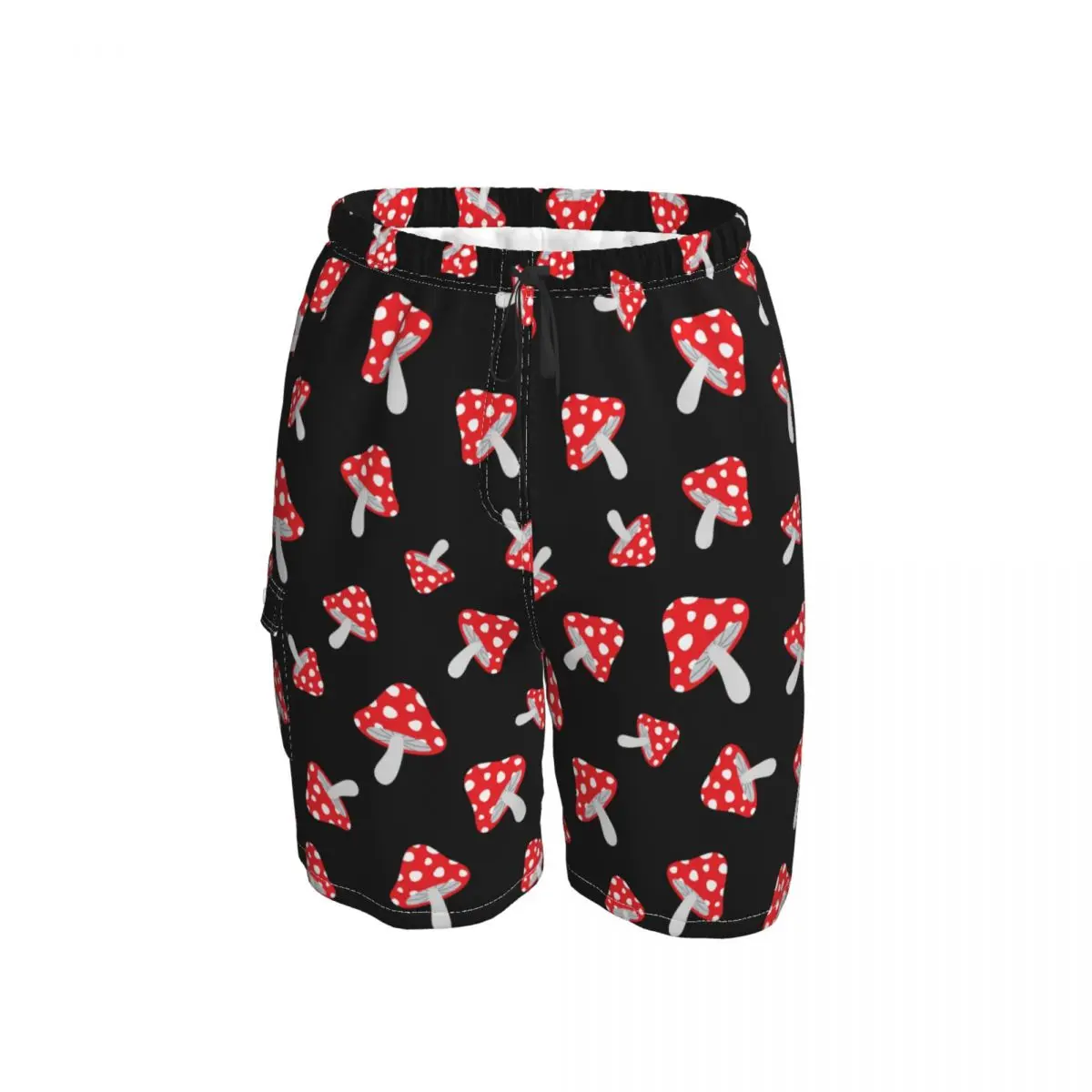 

Casual Mushroom Men Beach Shorts Running Swimwear Vacation Swimsuits Male Quick Dry Board Shorts