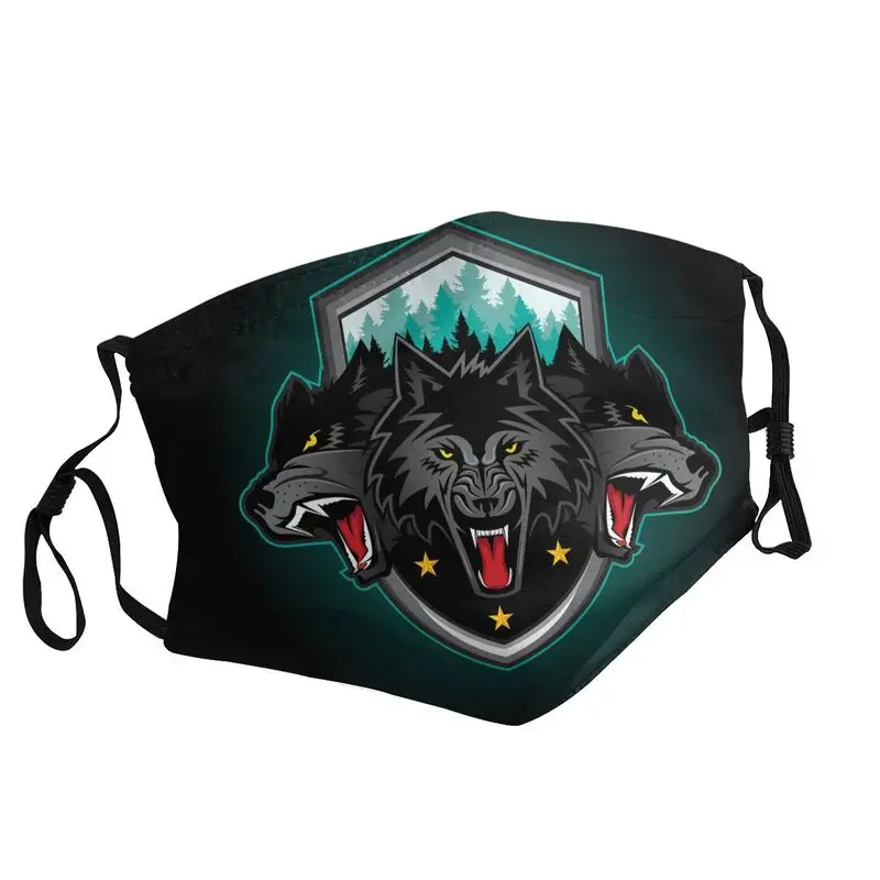 

Washable Esports Wolf Pack Emblem Mask Anti Haze Dust Protection Mask Respirator Muffle