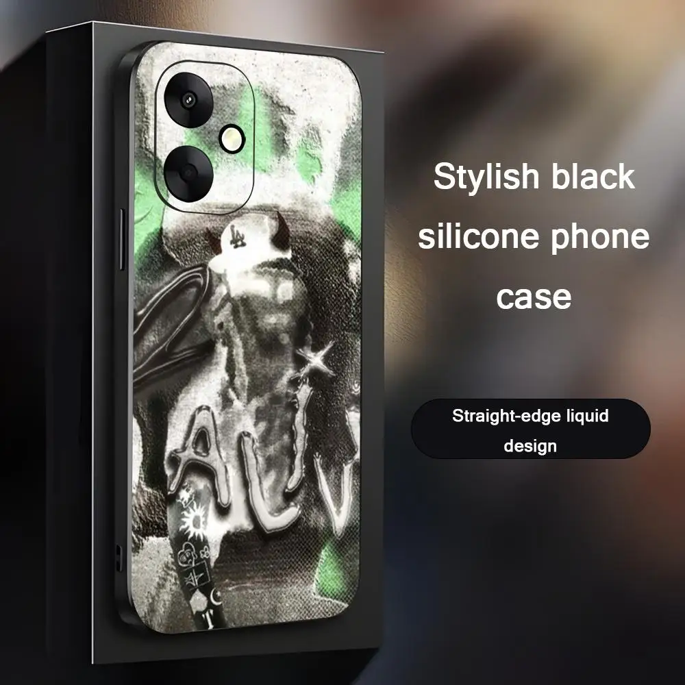 Фото Чехол для телефона Yeat Rapper AfterLyfe для Xiaomi Redmi 14C 13C 12C Note 15 14 13 12 11 Pro Plus S, мягкий черный чехол для телефона №1