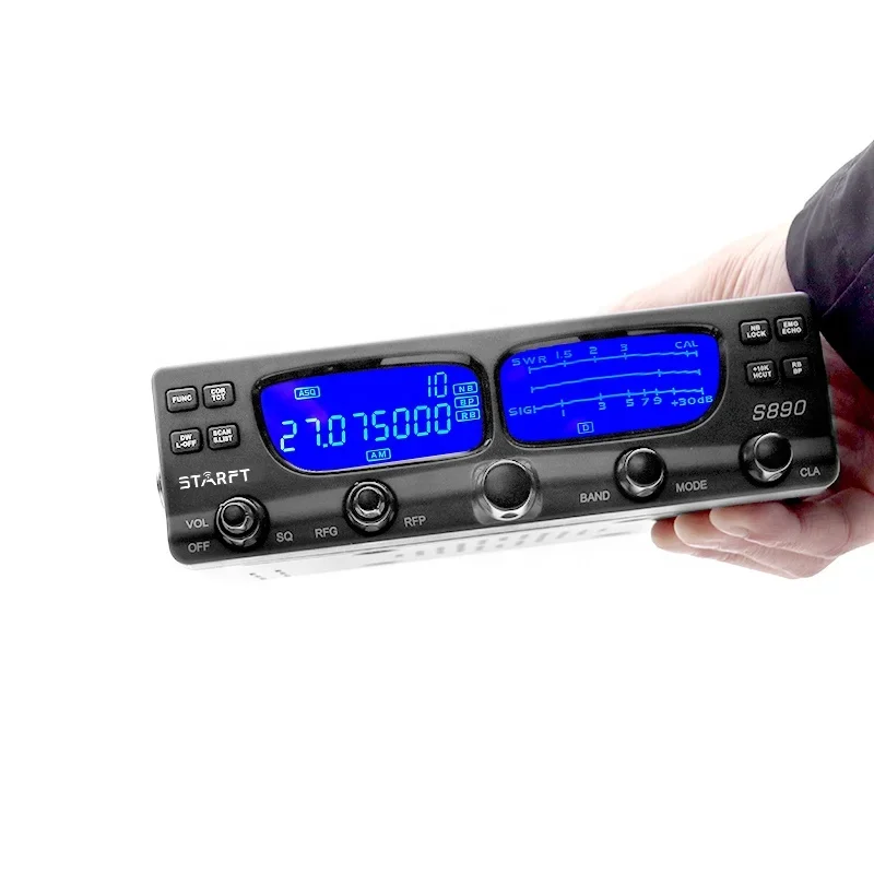 Фото Новое поступление 2025 года S890 CB Мобильный коротковолновый трансивер 40 Вт Walkie Talkie SSB AM FM Радио 50 км Long Ran USB Chard Communication №3