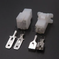 1 set 2 hole car plastic housing unsealed connector 6120 3523 6110 4623 automobile wiring harness socket