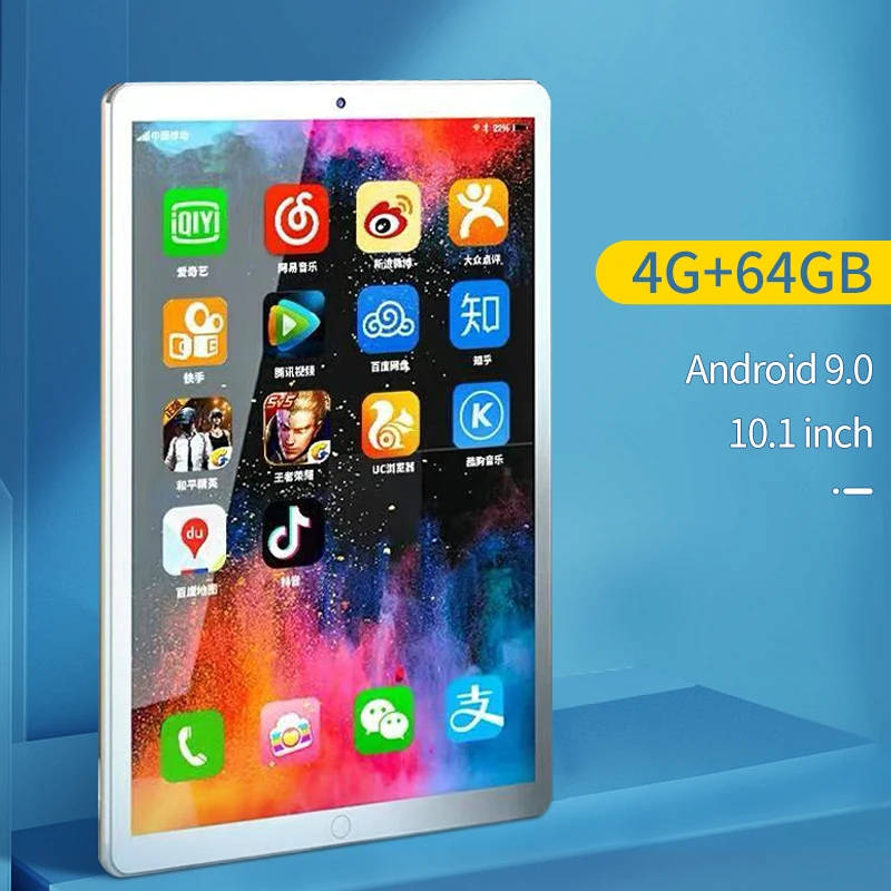 

2023 10.1 Inch Octe Core 4GB+64GB Android 9.0 WiFi Tablet PC Dual SIM Dual Camera Bluetooth 4G WiFi Call Phone Tablet Gifts